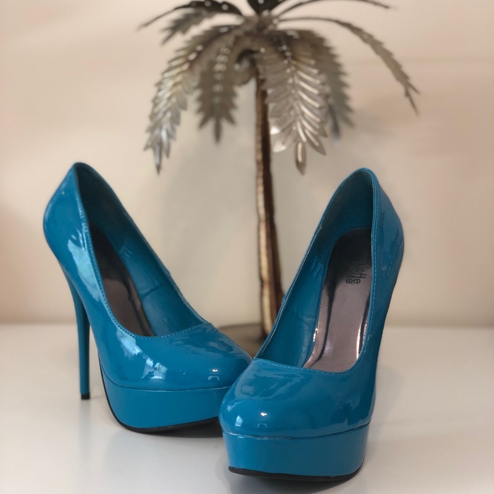 Charlotte Russe Blue High Heels